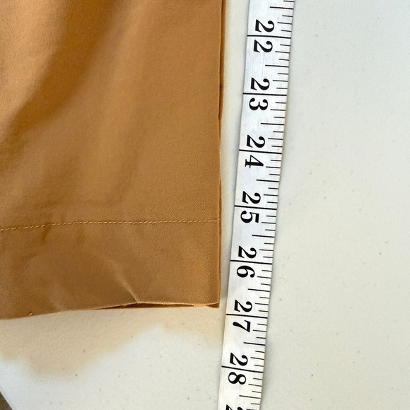 MDC 4 Way Stretch Slacks Golden Brown 36 S Ankle Zip Trousers - Picture 8 of 13